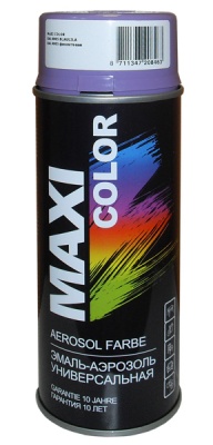 Краска аэрозольная, эмаль фиолетовая RAL4005 0,4л MAXI COLOR 4005MX
