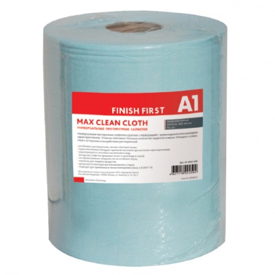 MAX CLEAN CLOTH Универсальные салфктки, перфорированный рулон, 38×30 см, 400 отрывов, A1  A1-3830-400