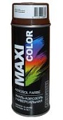 Краска аэрозольная, эмаль коричневая RAL 8011 0,4л MAXI COLOR 8011MX
