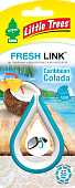 Ароматизатор-клипса "Карибский коктейль" (Caribbean Colada) LITTLE TREES CTK-52025-24