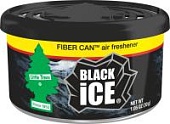 Ароматизатор в баночке Fiber Can "Черный Лед" (Black Ice) LITTLE TREES UFC-17855-24
